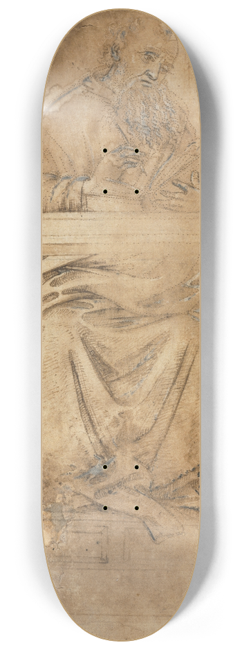 Filippino Lippi - St. Jerome in His Study 8.25 inch art skate deck