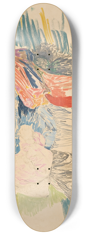 Filipp Malyavin - Three Peasant Women 8.25 inch art skate deck