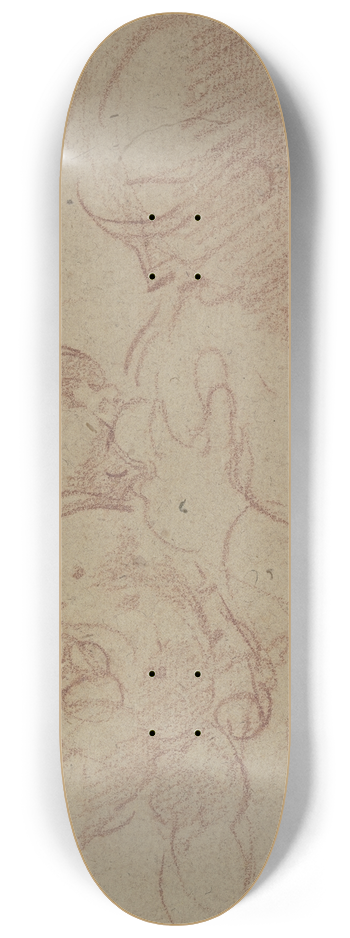 Flaminio Torre - Eine Frau gibt ihrem Kinde die Brust 8.25 inch art skate deck
