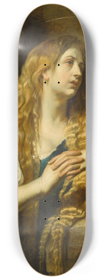 Flemish School - Mary Magdalene 8.25 inch art skate deck