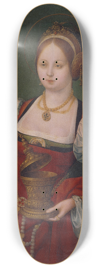 Flemish School - Mary Magdalene 8.25 inch art skate deck