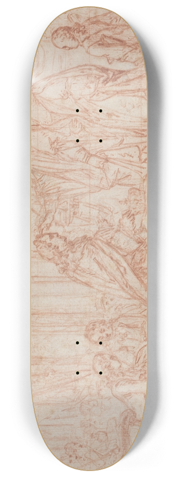 French School - Ceremony of Consecration 8.25 inch art skate deck