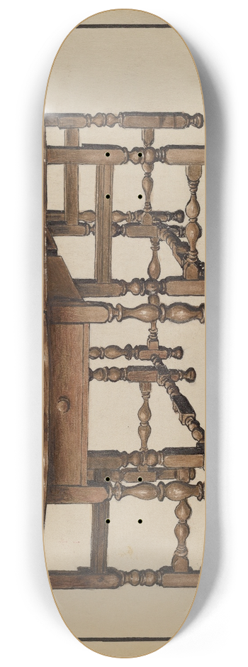 Fletcher Hanks - Gate-leg Table 8.25 inch art skate deck