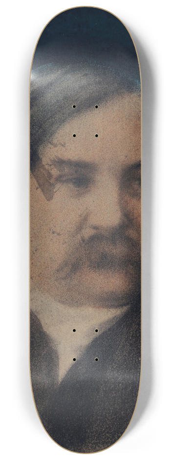 Flix Bracquemond - Portrait de Charles Asselineau 8.25 inch art skate deck