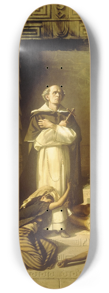Flix Parra - Fray Bartolom de las Casas 8.25 inch art skate deck