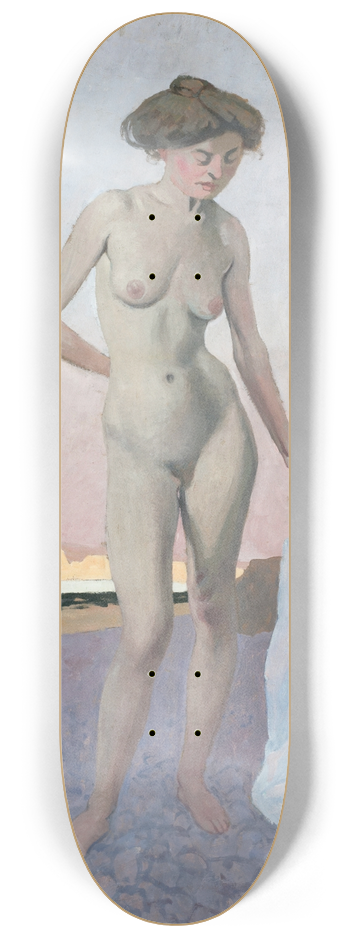 Flix Vallotton - On The Beach, 1905 8.25 inch art skate deck
