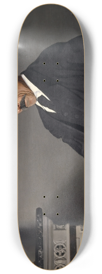 Flix Vallotton - The Old Concierge 8.25 inch art skate deck
