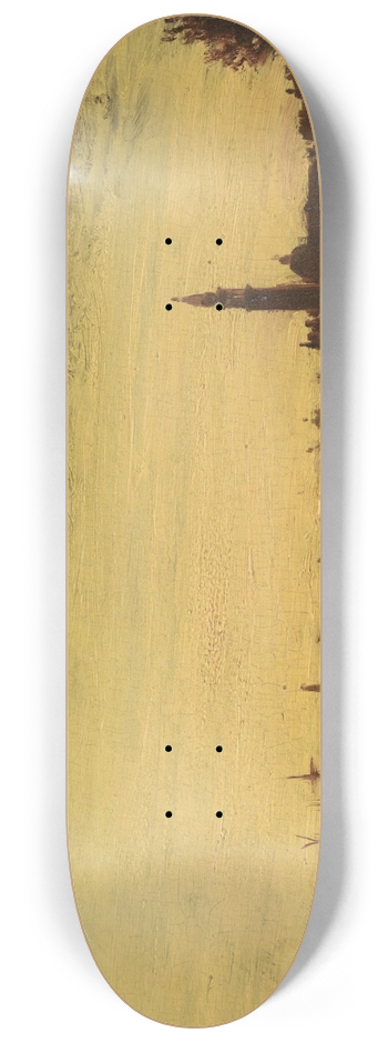 Flix Ziem - Venise au Crpuscule 8.25 inch art skate deck