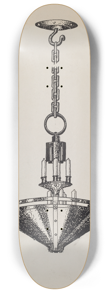 Florence Huston - Chandelier 8.25 inch art skate deck