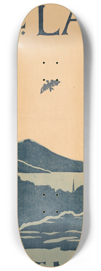 Florence Lundborg - The lark November 8.25 inch art skate deck