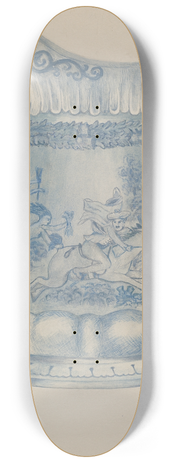 Florence Stevenson - Beer Pitcher 8.25 inch art skate deck