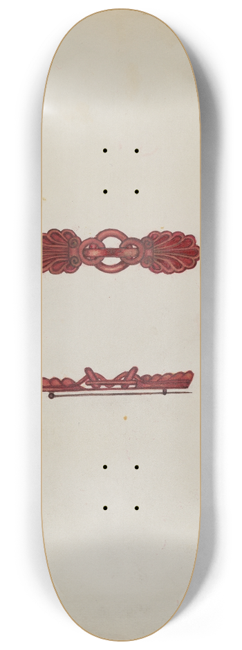 Florence Stevenson - Brooch 8.25 inch art skate deck