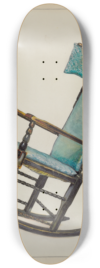 Florence Truelson - Chair with Head Rests 8.25 inch art skate deck