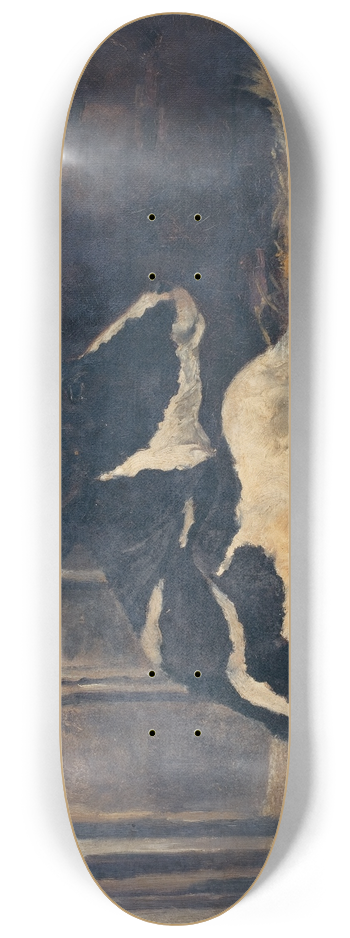 Floris Verster - Cow lying down in a cowshed 8.25 inch art skate deck