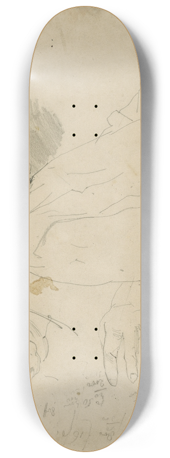Floris Verster - Farmer, face and profile 8.25 inch art skate deck