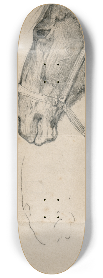 Floris Verster - Horses head 8.25 inch art skate deck