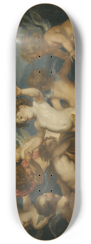 Follower of Anthony van Dyck - Putti In A Landscape 8.25 inch art skate deck