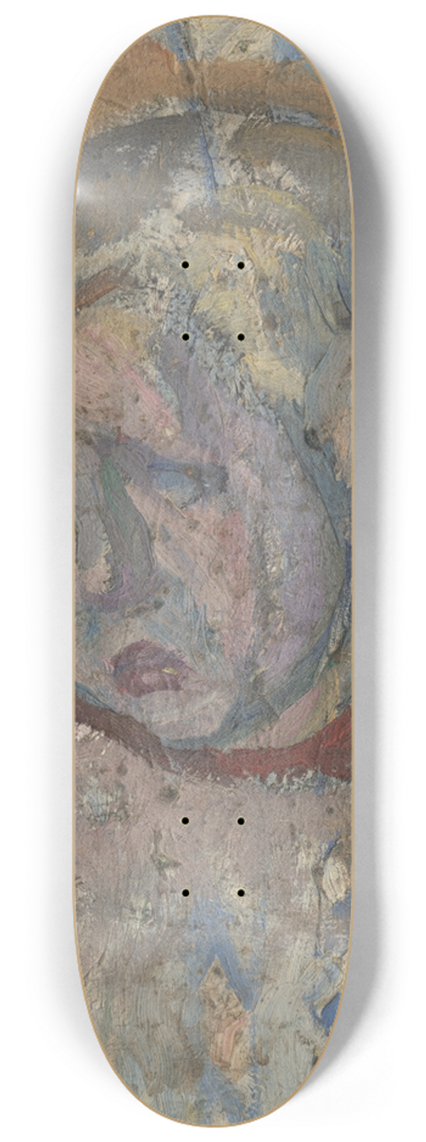 Frida Konstantin - Head Study of a Boy 8.25 inch art skate deck