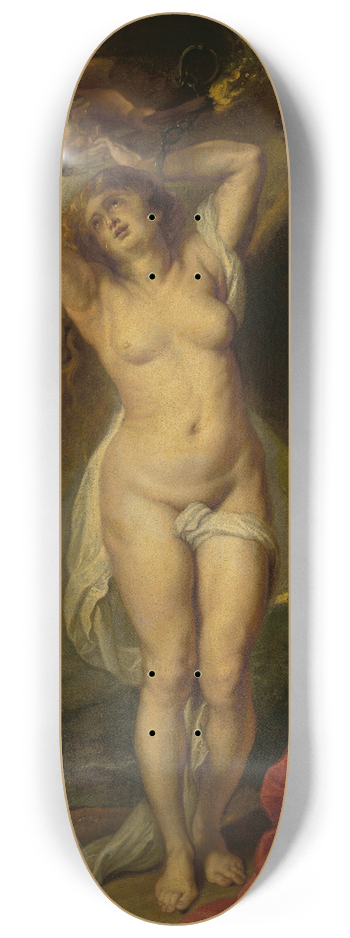 Follower of Peter Paul Rubens - Andromeda 8.25 inch art skate deck