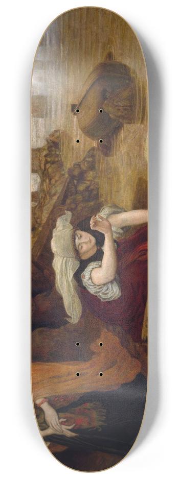 Ford Madox Brown - Finding Of Don Juan By Haidee 8.25 inch art skate deck
