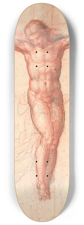 Fra Bartolomeo - The crucified Christ 8.25 inch art skate deck