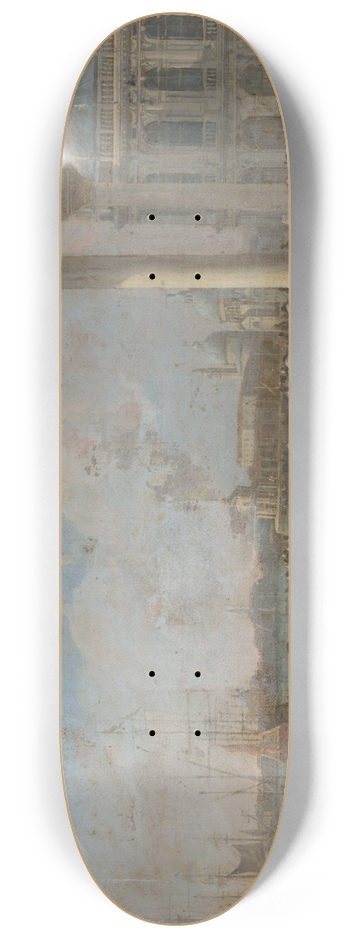 Francesco Fidanza - St Marks Square In Venice 8.25 inch art skate deck