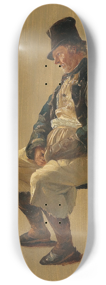 Friedrich August Matthias Gauermann - The Innkeeper From Miesenbach 8.25 inch art skate deck