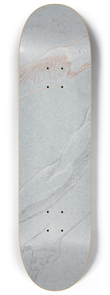 Francesco Lorenzi - Study of hands and arms 8.25 inch art skate deck