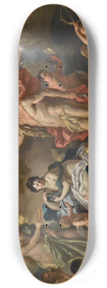 Francesco Solimena - Bacchus And Ariadne 8.25 inch art skate deck