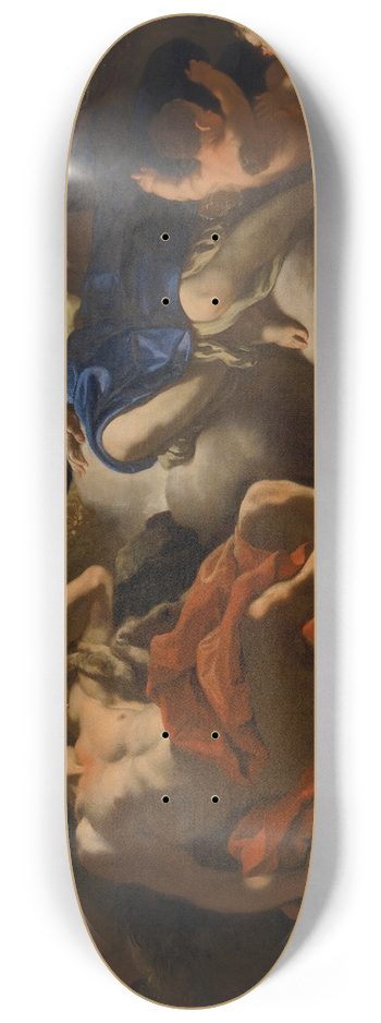 Francesco Solimena - Diana and Endymion 8.25 inch art skate deck