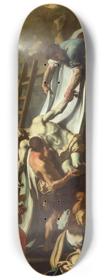 Francesco Solimena - The Deposition 8.25 inch art skate deck