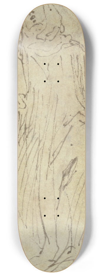 Francesco Vanni - Kneeling nun 8.25 inch art skate deck