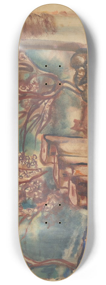 Frances Hodgkins - Ibiza, Balearic Islands 8.25 inch art skate deck