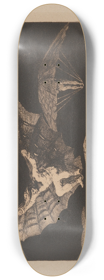 Francisco de Goya - 3 Bll. aus Los Proverbios 8.25 inch art skate deck