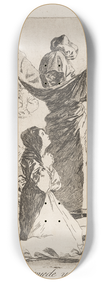 Francisco de Goya - Lo que puede un Sastre! (What a tailor can do!) 8.25 inch art skate deck