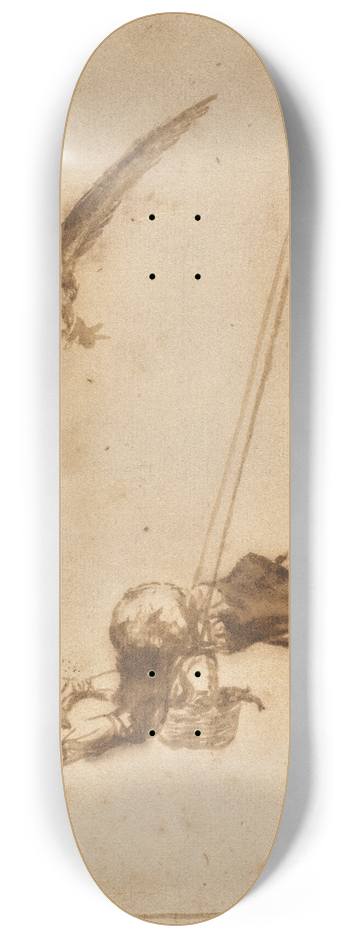 Francisco de Goya - The Eagle Hunter 8.25 inch art skate deck