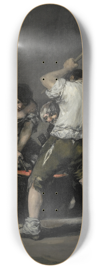 Francisco de Goya - The Forge 8.25 inch art skate deck