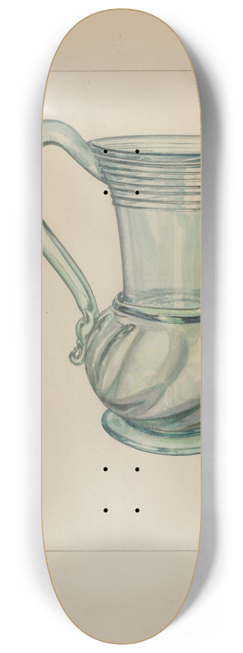Francis Law Durand - Glass Pitcher 8.25 inch art skate deck