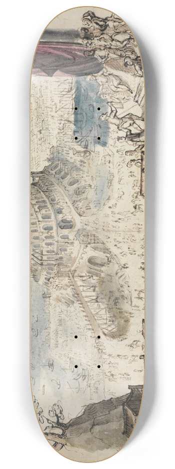 Friedrich Brentel - Turmbau zu Babel 8.25 inch art skate deck