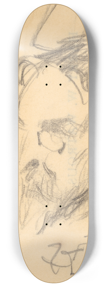 Francis Luis Mora - John White Alexander 8.25 inch art skate deck