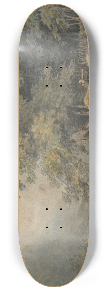 Francis Nicholson - River Scene 8.25 inch art skate deck
