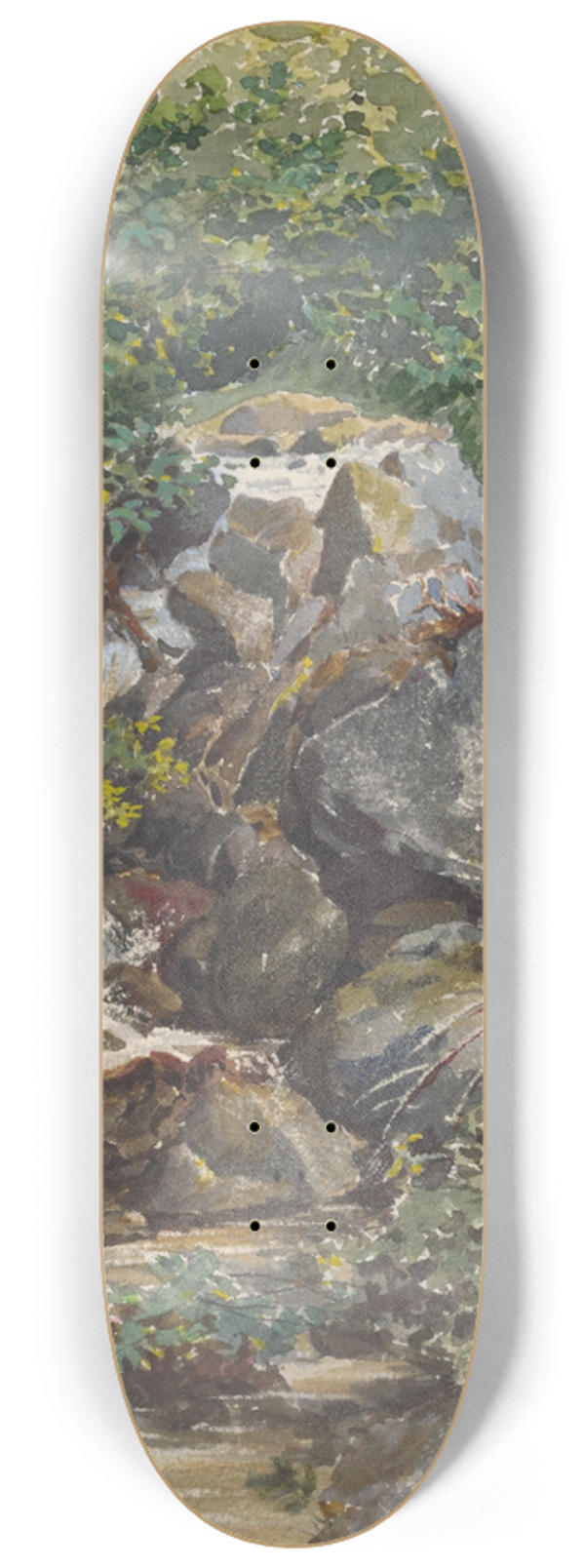 Friedrich Carl von Scheidlin - Forest Brook 8.25 inch art skate deck