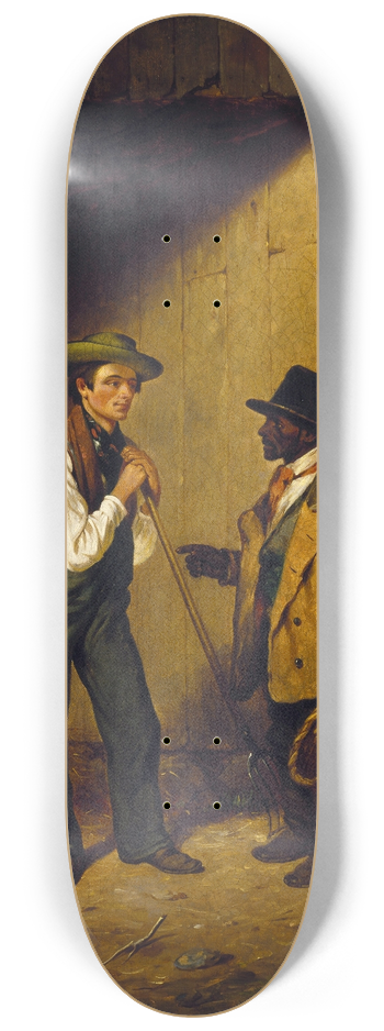 Francis William Edmonds - All Talk and No Work 8.25 inch art skate deck