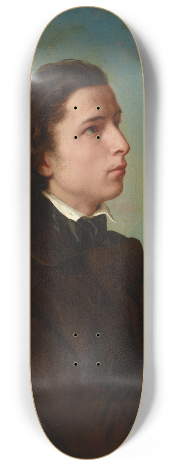 Franciszek Tepa - Self-Portrait 8.25 inch art skate deck