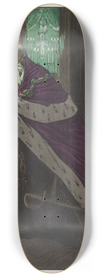 Frank Arthur Nankivell - Let in the light 8.25 inch art skate deck