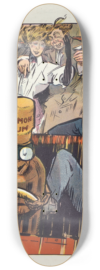 Frank Arthur Nankivell - One phase of it 8.25 inch art skate deck