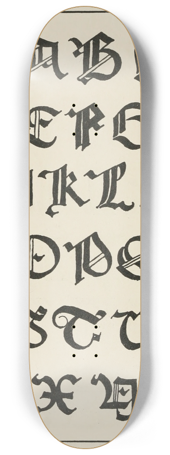 Frank Chouteau Brown - Italian Gothic Capitals 2 8.25 inch art skate deck