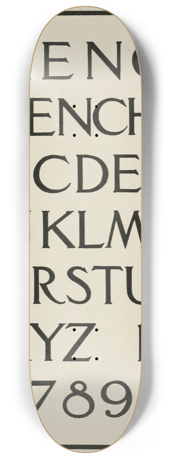 Frank Chouteau Brown - Modern American Capitals 6 8.25 inch art skate deck