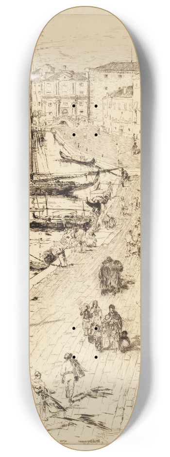 Frank Duveneck - Riva degli Schiavoni II 8.25 inch art skate deck