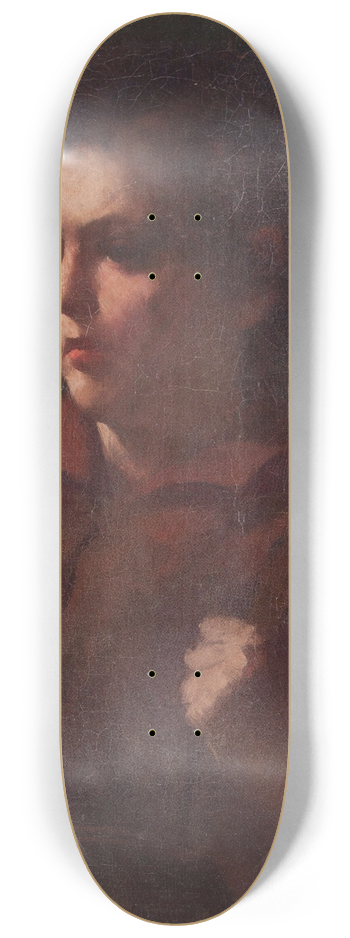 Frank Duveneck - Study of a School Boy 8.25 inch art skate deck